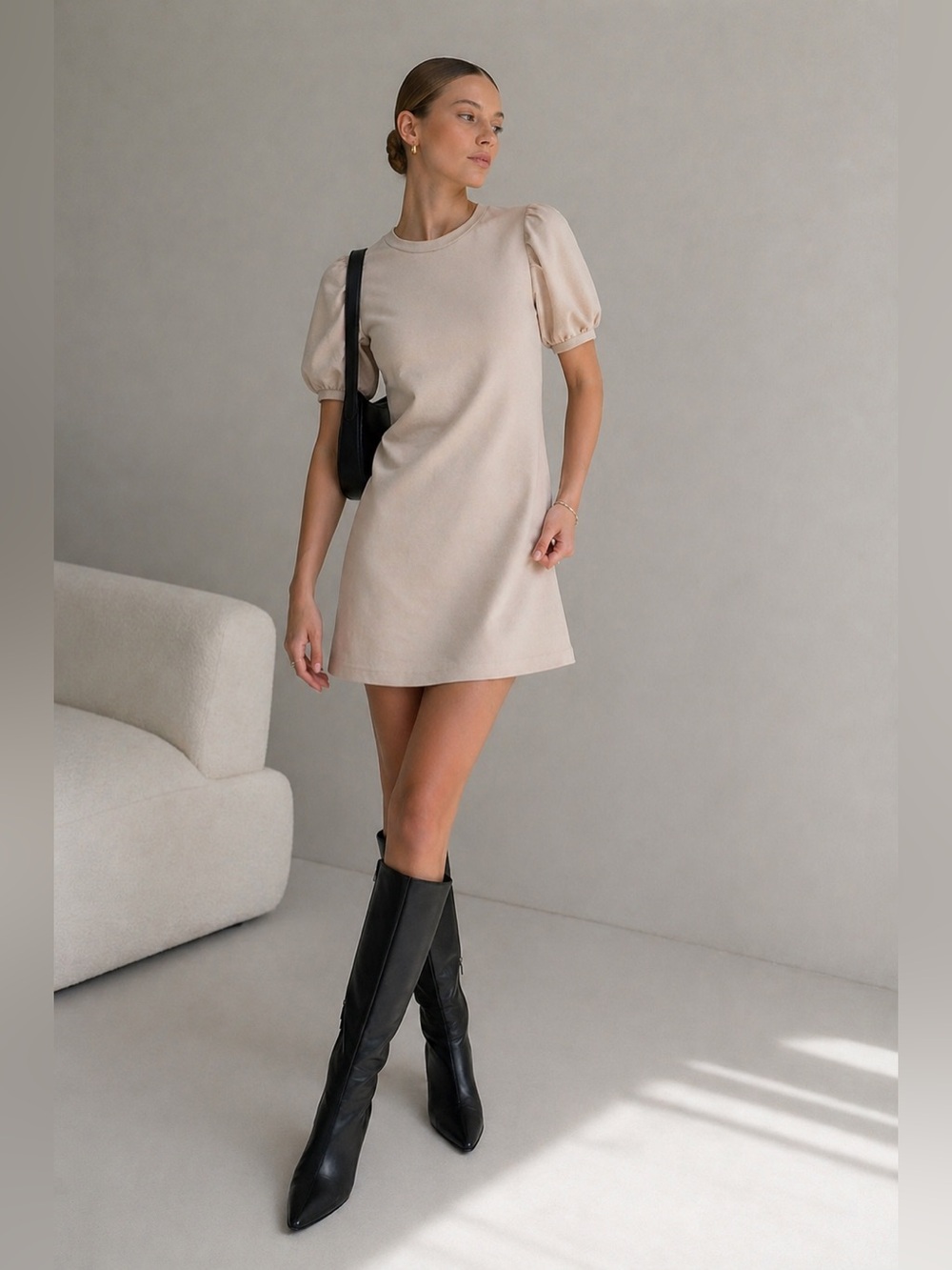 XS ❤️ COS beige mini dress